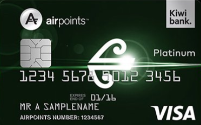 Kiwibank Airpoints visa card