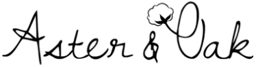 Aster & Oak baby clothes logo