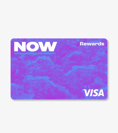 NOW Rewards visa card